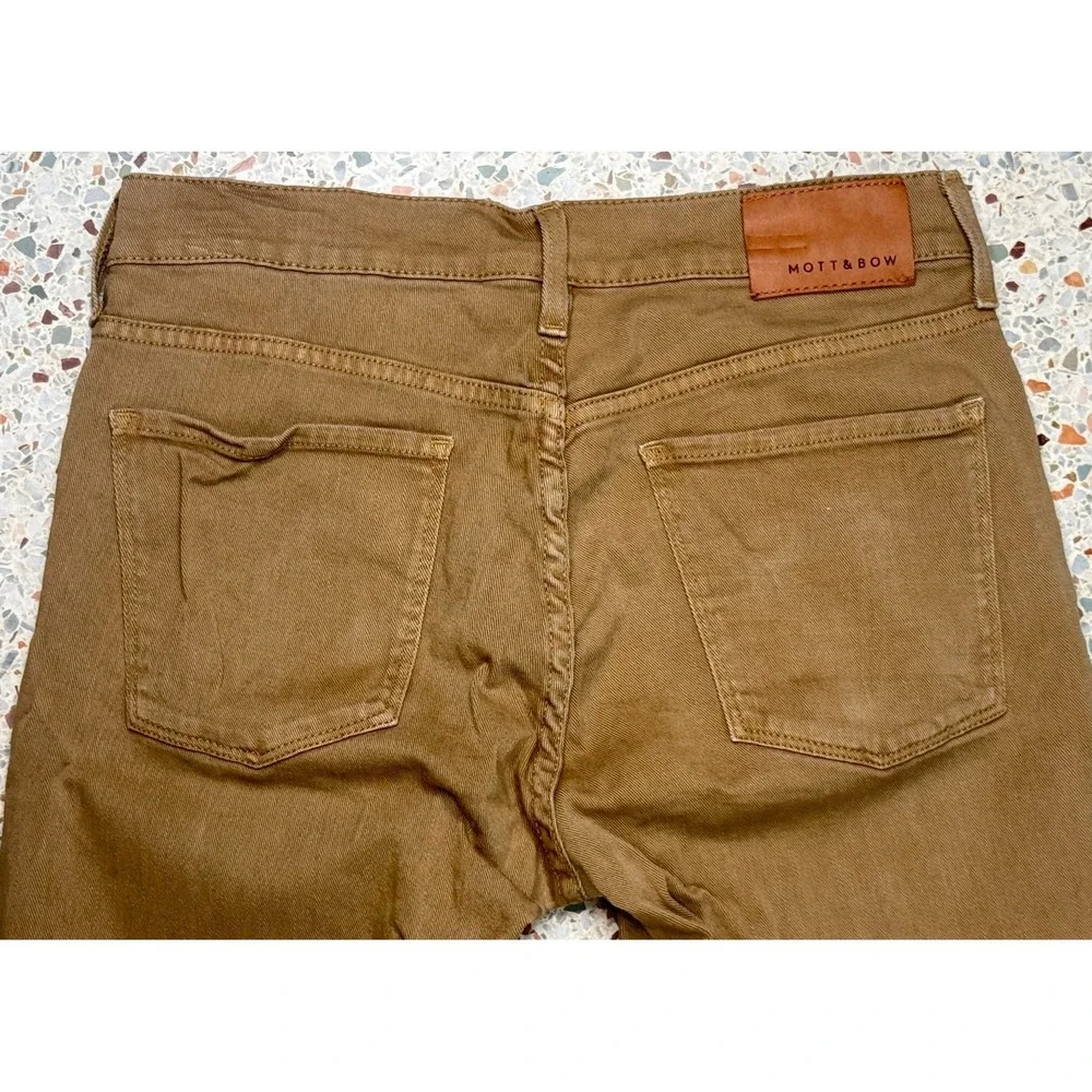 Mott & Bow Slim Men's Brown 5 Pocket Denim Jeans Size 31x32